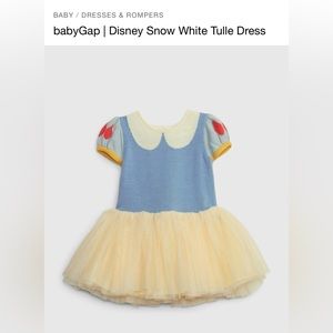 Baby Gap Snow White dress 0-3 months - NEW